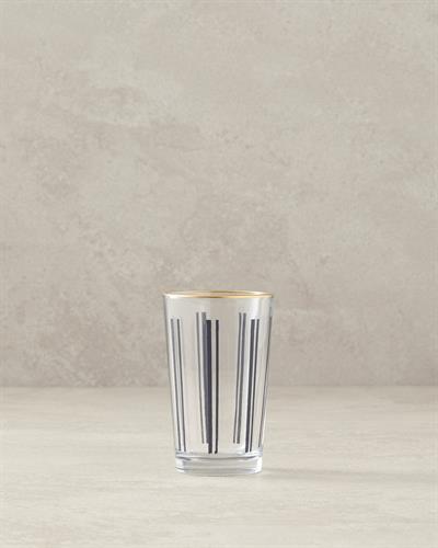 Modern Line Чаша 6 части за сервиране с кафе Стъкло 100 мл Черен