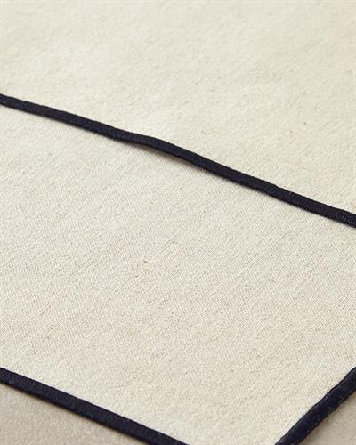 Modern Linen Салфетки За Гости 2 бр. Памук 35x35 см Кремав