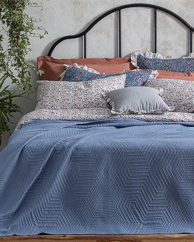 Modern Motion Многофункционално По Единичен Размер, Синьо, 160 X 220 Cm