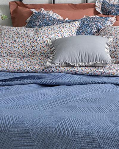 Modern Motion Многофункционално По Единичен Размер, Синьо, 160 X 220 Cm