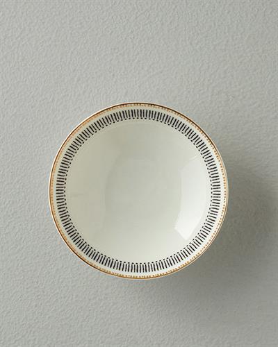 Modern Passion Купа Костен порцелан 15 см Черен