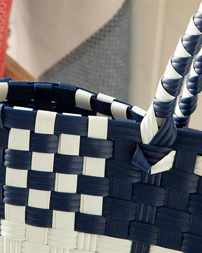 Modern Patch Чанта Тъмно Синьо, 34*14*32 Cm