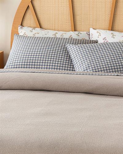 Modern Plaid Комплект Пике Двоен Размер, Шарени, Бежово, 200 X 220 Cm