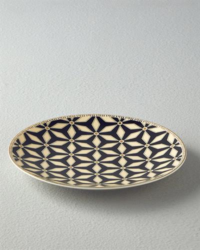 Modern Sense Чиния За Торта Костен порцелан 20 см Черен