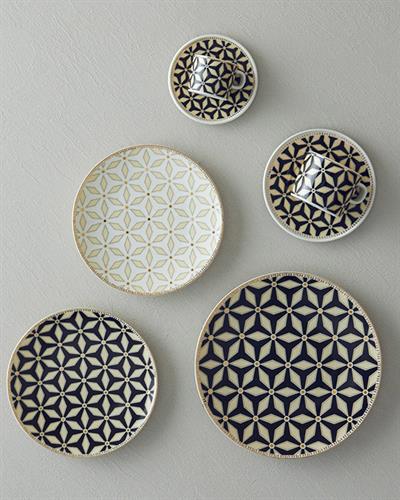 Modern Sense Чиния За Торта Костен порцелан 20 см Черен