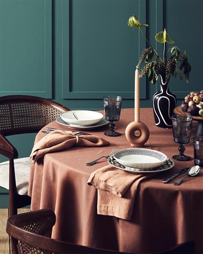 Modern Sense Подложна Чиния За Сервиране Костен порцелан 25 см Черен