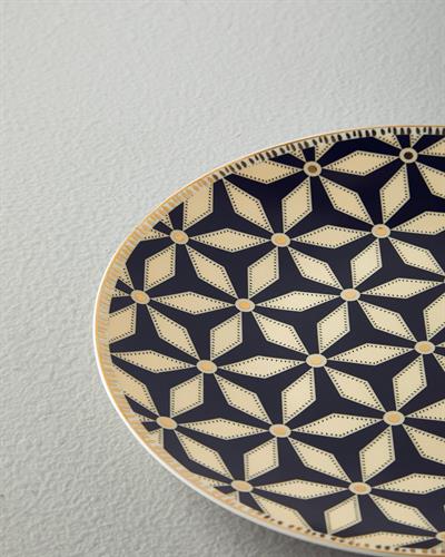 Modern Sense Подложна Чиния За Сервиране Костен порцелан 25 см Черен