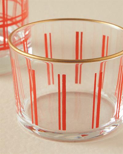 Modern Square Glass Bedside Water Bottle 700 ml Black