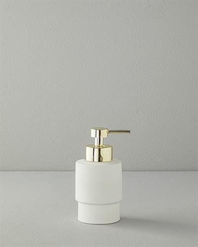 Moderna Комплект За Баня 3 бр. Каменна керамика 9x17,8+8,4x11,5+10,7x2,5 см Бял