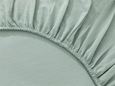 Moderna СПАЛНО БЕЛЬО КОМПЛЕ Двоен Düz Flamlı 200x220 cm Seledon,