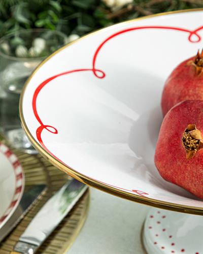 Modernity Чиния За Плодове Емайлиран, Червено, 32 Cm