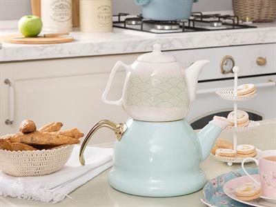 Modest ЧАЙНИК Емайлиран 2,5 L Seledon,