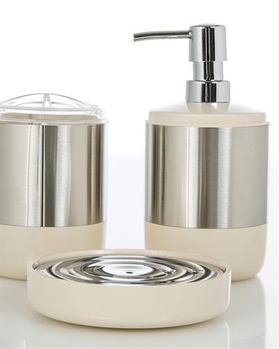 Modest Комплект За Баня 3 бр. 6,5x18 cm+6,5x11 cm+13x13 cm Кремав