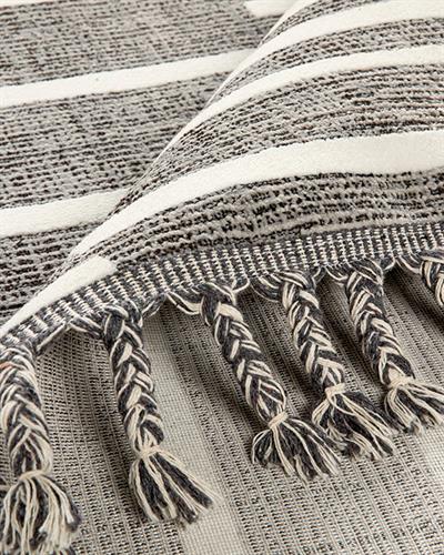 Modest Line Килим Тъкан, Сиво, 120 X 180 Cm