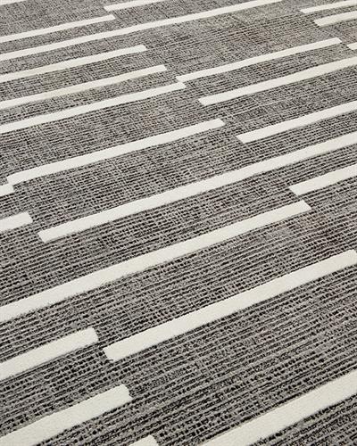 Modest Line Килим Тъкан, Сиво, 120 X 180 Cm