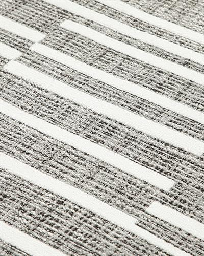 Modest Line Weaved Carpet 80x150 cm Gray