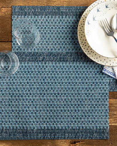 Modish Американзки Сервиз 2Бр., Полиестер, Синьо, 30 X 45 Cm