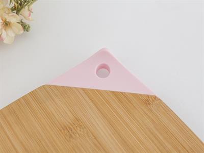 Molly ДЪСКА ЗА РЯЗАНЕ Бамбук 30,0x22,5x1,2 cm Pink
