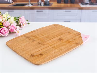 Molly ДЪСКА ЗА РЯЗАНЕ Бамбук 39,0x29,0x1,8 cm Pink