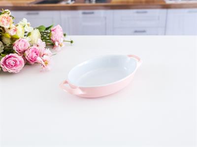 Molly ТЕПСИЯ ЗА ФУРНА Овална Stoneware Pink