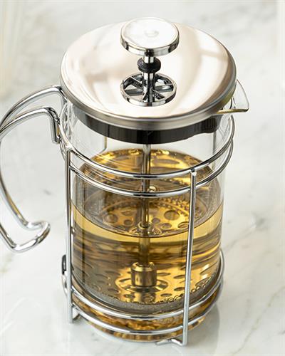 Monaco Френч Прес Жакард С Граници, Сребристо, 600 Ml