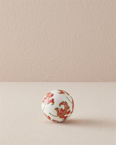 Moneta Декоративен Предмет Порцелан, Червено-Бяло, 6 Cm