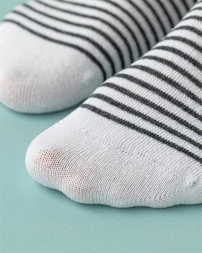 Moniz Чорапи Дамски 5 Бр., Памучен Полиестер, Черно-Бяло-Сиво, 36-40