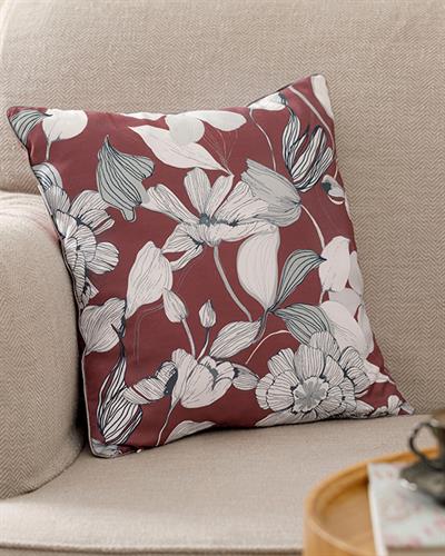 Monochrome Декоративна Възглавница Микрофибър 45x45 см Пепел от рози