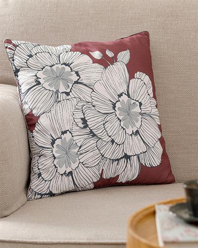 Monochrome Декоративна Възглавница Микрофибър 45x45 см Пепел от рози