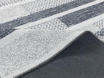 Mont Blanc Line Декоративен Килим Жакард, Сиво, 120 X 180 Cm