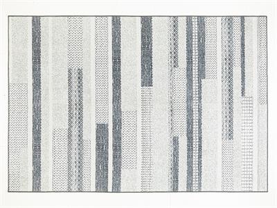 Mont Blanc Line Декоративен Килим Жакард, Сиво, 120 X 180 Cm