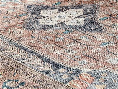 Mont Land Jessy Декоративен Килим Тъкан, Бежово-Синьо, 80 X 150 Cm