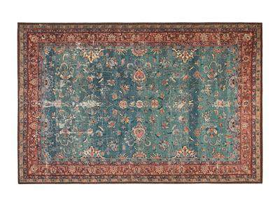 Montglam Buddy Декоративен Килим Шенилна тъкан 153x230 см Син - Кафяв