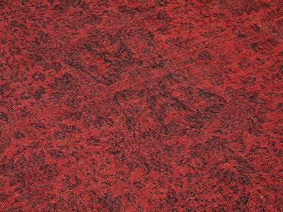 Montglam Carolina Декоративен Килим Шенил Тъкан, Червено, 116 X 180Cm