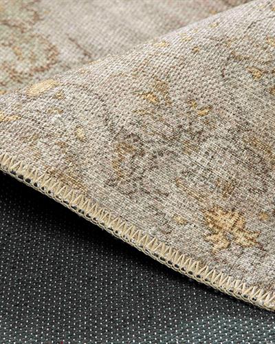 Montglam Maryland Декоративен Килим Шенил Тъкан, Цвят На Камък, 116 X 180Cm