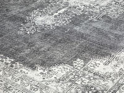 Montglam Misty chenille woven 77,5x300 cm Сиво-антрацит