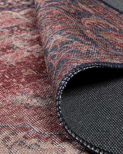 Montglam Noble Декоративен Килим Шенил Тъкан, Бордо Червено, 120 X 180 Cm