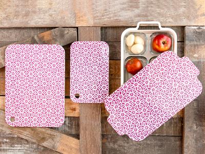 Mora ДЪСКА ЗА РЯЗАНЕ Меламин 35x25 cm Dark Purple