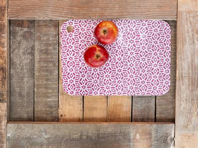 Mora ДЪСКА ЗА РЯЗАНЕ Меламин 35x25 cm Dark Purple