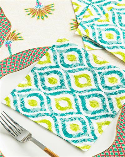 Morabe Хартиени Салфетки 20 бр. Хартия 33x33 см Зелен