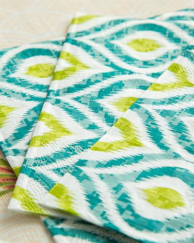 Morabe Хартиени Салфетки 20 бр. Хартия 33x33 см Зелен