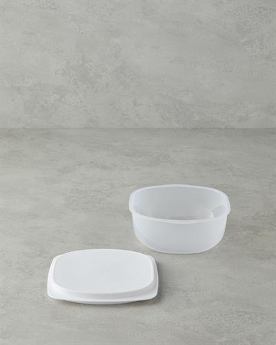 Morgan Кутия За Съхранение Пластмаса 16x16 см Бял