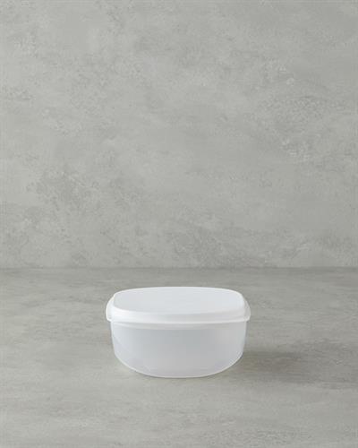 Morgan Кутия За Съхранение Пластмаса 16x16 см Бял