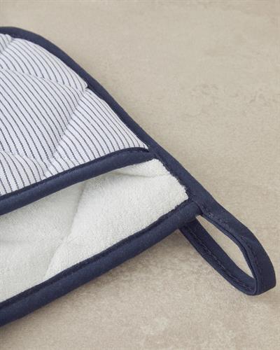 Morgan Кухненски Комплект 2 бр. Памук 18x28 см+18x18 см Морскосин