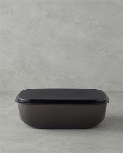 Morgan Кутия За Съхранение Пластмаса 30x21,5 см Черен