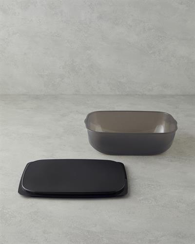 Morgan Кутия За Съхранение Пластмаса 30x21,5 см Черен