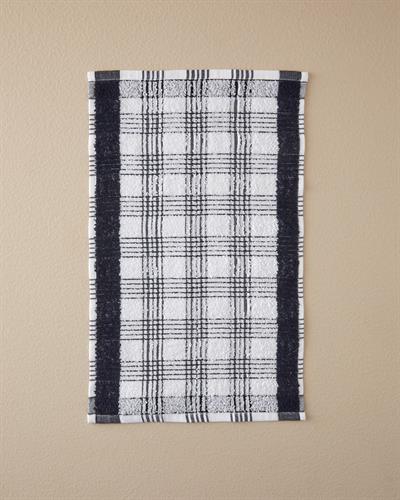 Morro Кърпа За Сушене Сплескан Памук 30x50 см Черен