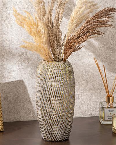 Mosaic Ваза 13x13x26,5 см Златен