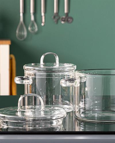 Murano Тенджера Дълбок Боросиликатно стъкло 1000 л Прозрачен