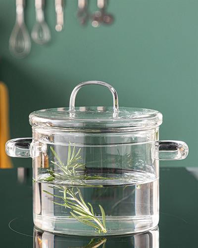 Murano Тенджера Дълбок Боросиликатно стъкло 650 мл Прозрачен